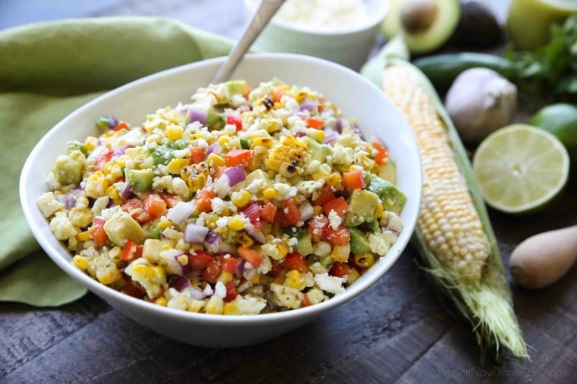 Corn Salad with Queso Fresco Dessert Now Dinner Later