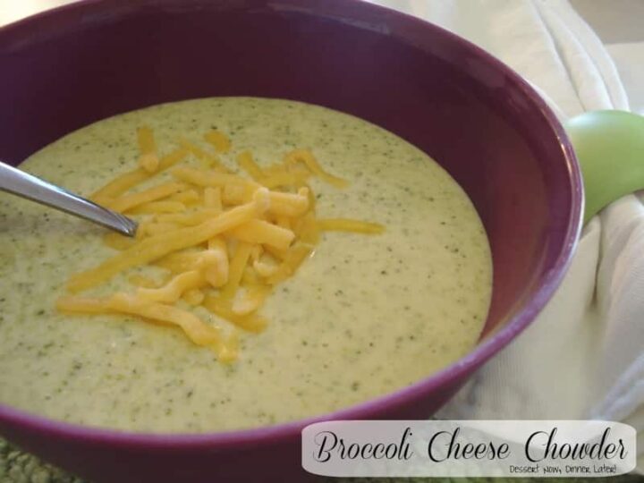 Broccoli Chowder Broccoli Cheese Chowder | Dessert Now Dinner Later