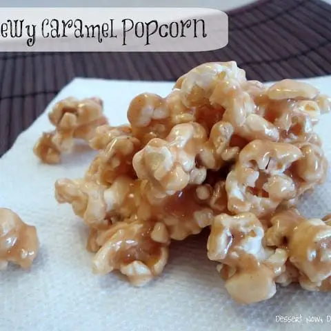 Chewy Caramel Popcorn