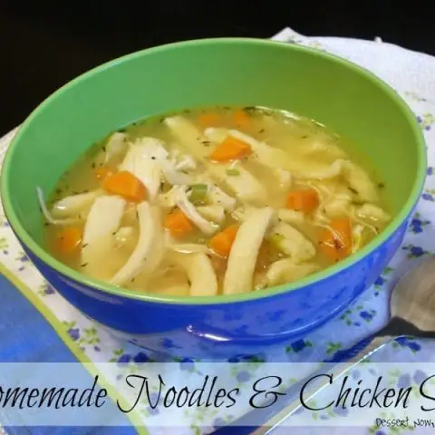 Homemade Noodles & Chicken Soup