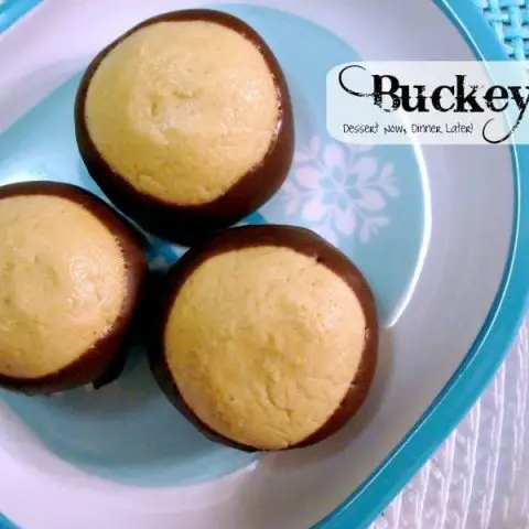 Chocolate Peanut Butter Buckeyes are the perfect holiday treat!