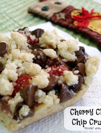 Cherry Chocolate Chip Crumb Bars are a unique and delicious treat!