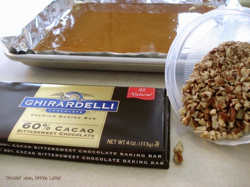 Classic English Toffee makes a great holiday neighbor gift!