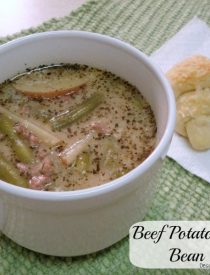 Beef Potato and Green Bean Soup