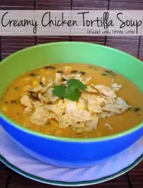 Creamy Chicken Tortilla Soup