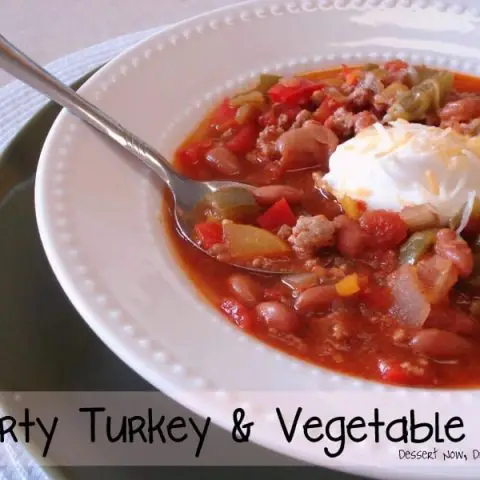 Hearty Turkey & Vegetable Chili