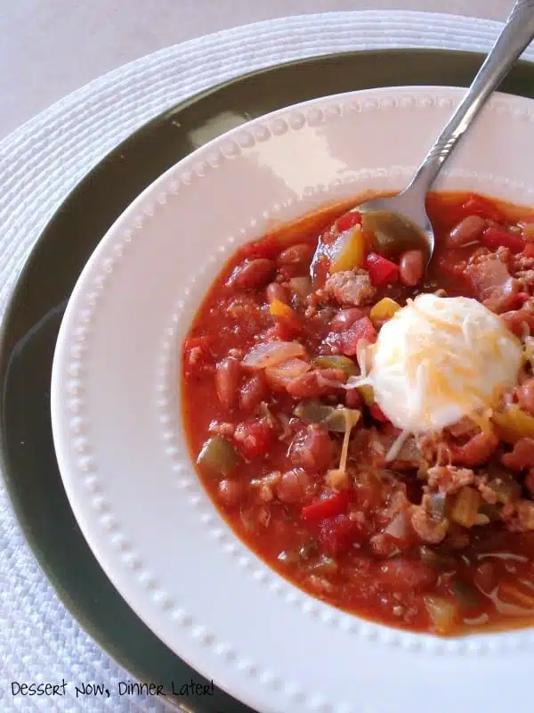  Hearty Turkey & Vegetable Chili