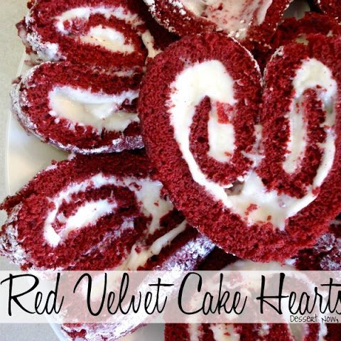 Red Velvet Cake Hearts