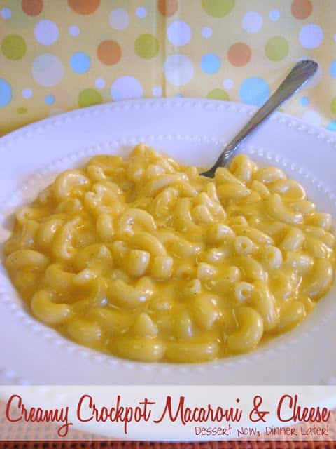Creamy Crockpot Macaroni & Cheese