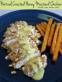 Pretzel Crusted Honey Mustard Chicken