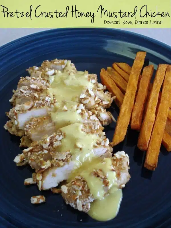 Pretzel Crusted Honey Mustard Chicken