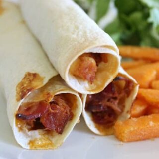 BBQ Chicken & Bacon Taquitos