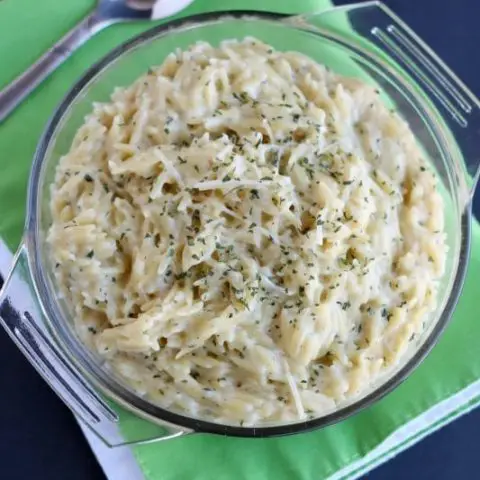 Garlic Parmesan Orzo