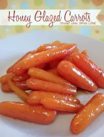 Honey Glazed Carrots from DessertNowDinnerLater.com