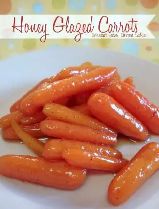 Honey Glazed Carrots from DessertNowDinnerLater.com