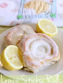 Lemon Sticky Rolls