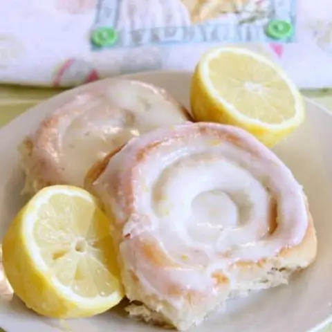 Lemon Sticky Rolls