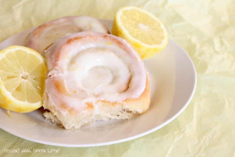 Lemon Sticky Rolls