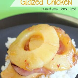 Crockpot Ham & Pineapple Glazed Chicken