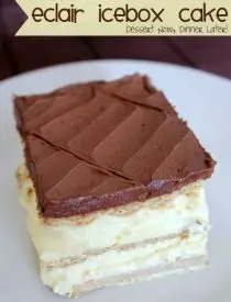 Eclair Icebox Cake