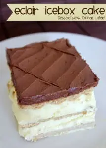 Eclair Icebox Cake