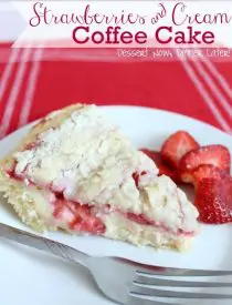 Strawberries & Cream Coffee Cake