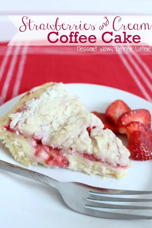 Strawberries & Cream Coffee Cake