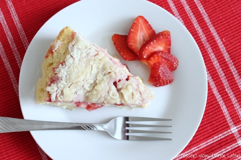 Strawberries & Cream Coffee Cake