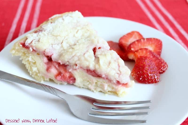 Strawberries & Cream Coffee Cake