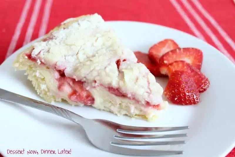 Strawberries & Cream Coffee Cake