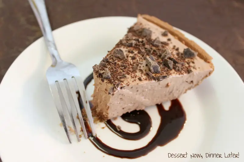 No-Bake Nutella Cheesecake is made with only 6 ingredients for a frozen chocolate dessert worth gawking over!