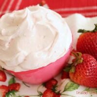 Whipped Strawberry Cream Cheese