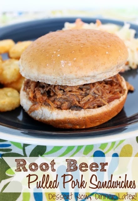 Root Beer Pulled Pork Sandwiches