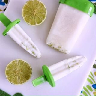 Coconut Key Lime Popsicles