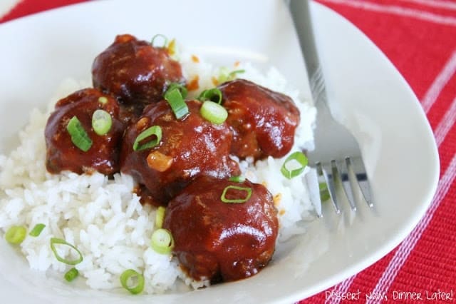 Saucy Meatballs… in 30 minutes or less!