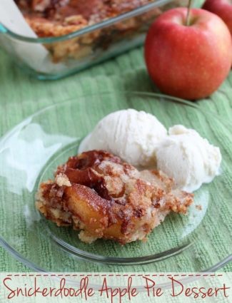 Snickerdoodle Apple Pie