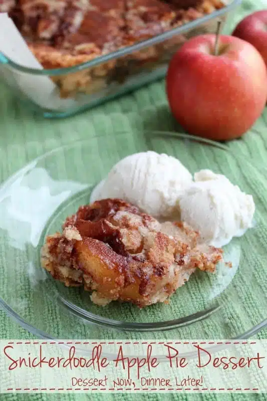 Snickerdoodle Apple Pie