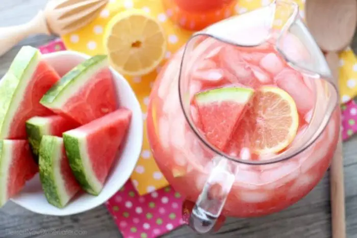 Bad watermelon? Don't throw it out! Make watermelon lemonade with this easy 3-ingredient recipe!