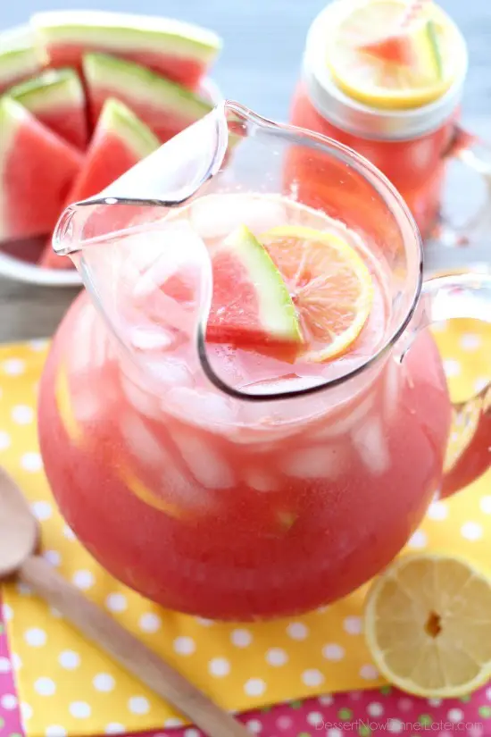 Bad watermelon? Don't throw it out! Make watermelon lemonade with this easy, 3-ingredient recipe!