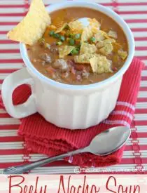 Beefy Nacho Soup