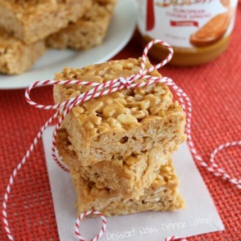 Biscoff Rice Krispie Treats