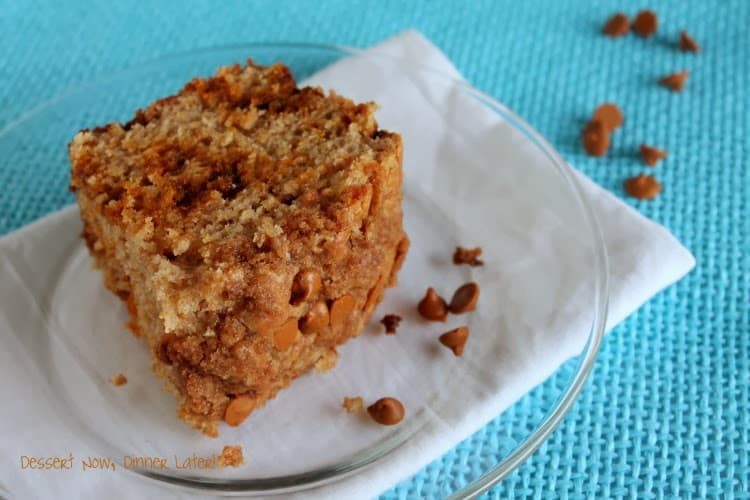 Cinnamon Chip Coffee Cake Dessert Now, Dinner Later!