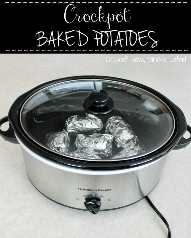 Crockpot Baked Potatoes