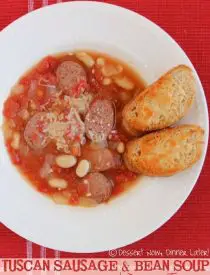 Tuscan Sausage & Bean Soup