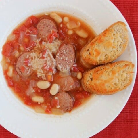 Tuscan Sausage & Bean Soup