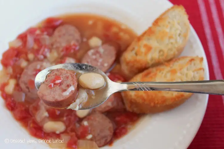Tuscan Sausage & Bean Soup
