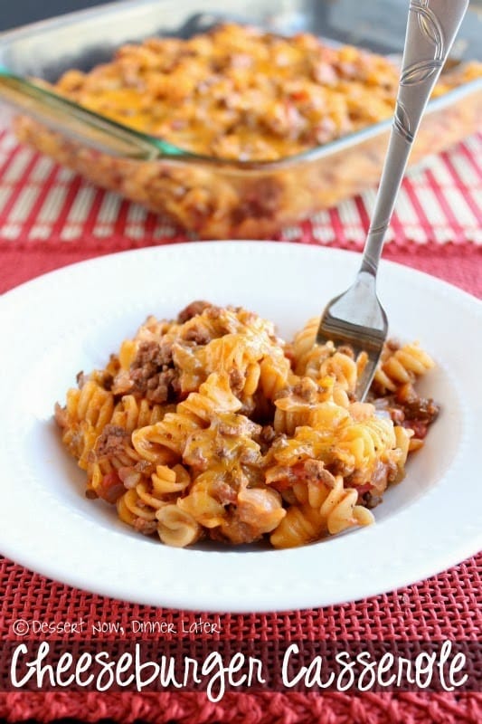 Cheeseburger Casserole Check out 21 Easy Recipes For National Cheeseburger Day at https://homemaderecipes.com/easy-recipes-national-cheeseburger-day/