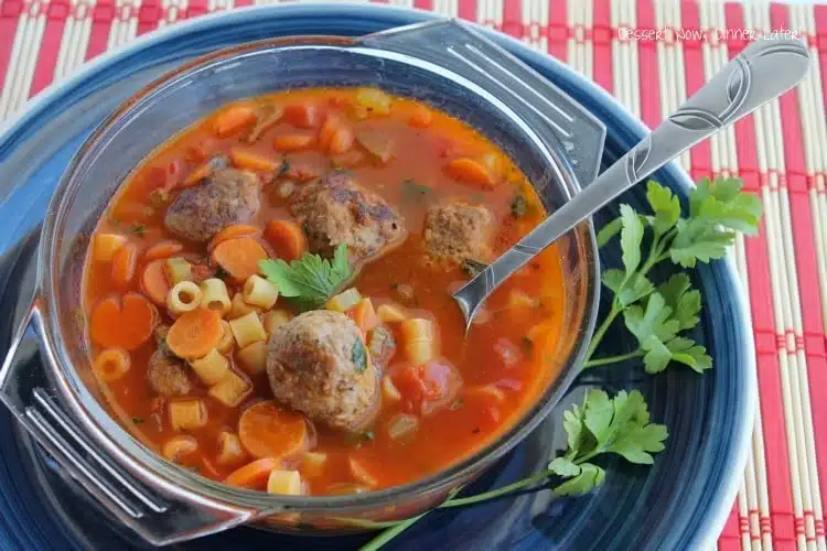  Light Italian Meatball Soup