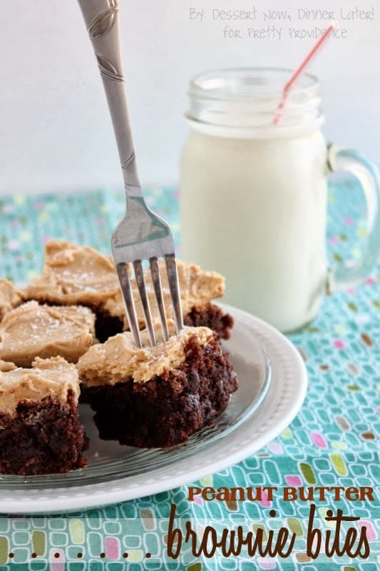 Peanut Butter Brownie Bites