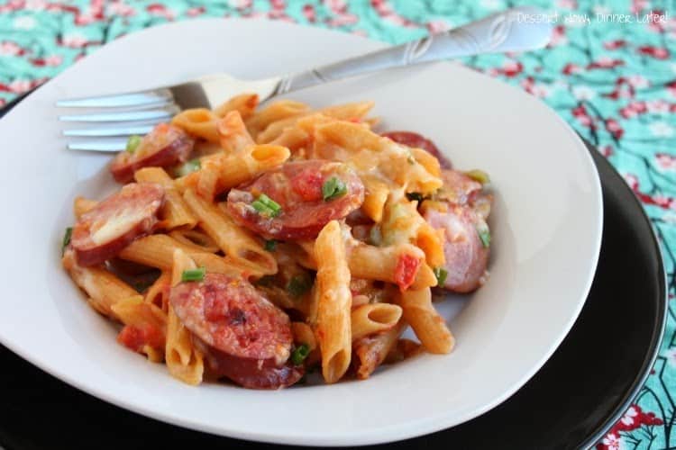 Spicy Sausage Pasta Dessert Now, Dinner Later!